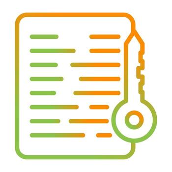 Document Access Vector Icon