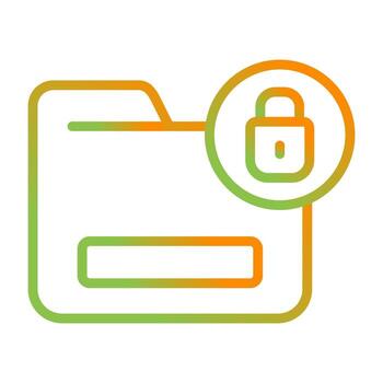 documento cifrado vector icono