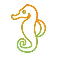 Seahorse Vector Icon