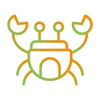 Crab Vector Icon