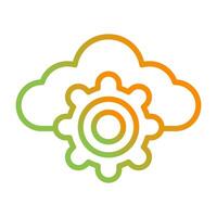 Cloud Computing Vector Icon