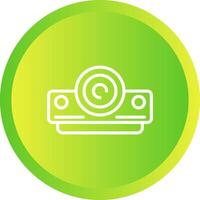 icono de vector de proyector