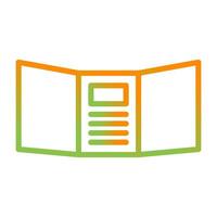 Triptych Vector Icon