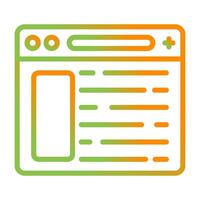 Browser Vector Icon
