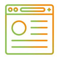 Browser Vector Icon