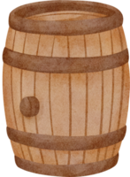 watercolor wine barrel png