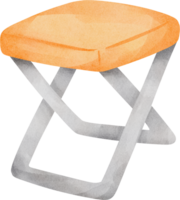 watercolor camping chair png