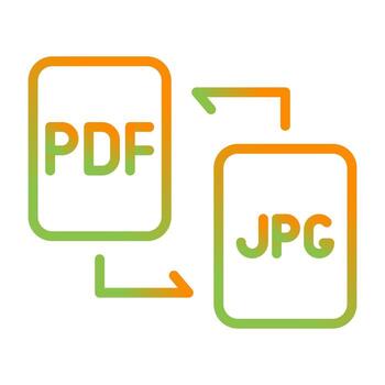 Document Conversion Vector Icon