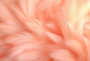 AI generated artificial orange fur photo