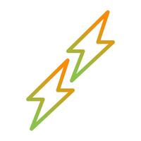 Lightning Vector Icon