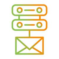 Email Server Vector Icon