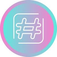 Hashtag Vector Icon