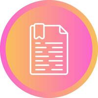 icono de vector de documento