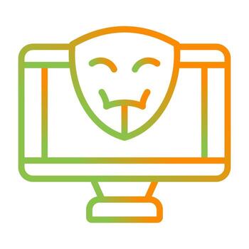 icono de vector de hacker