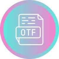 otf vector icono