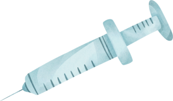 watercolor education syringe png