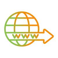 Domain Forwarding Vector Icon