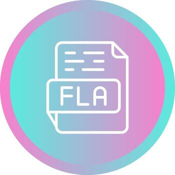 FLA Vector Icon