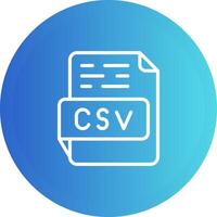 CSV Vector Icon