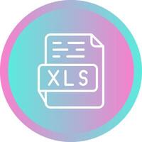 icono de vector xls