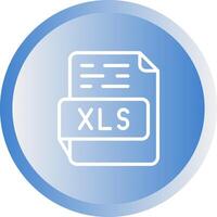 icono de vector xls