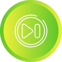 Next Track Button Vector Icon