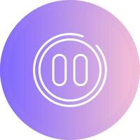 Pause Button Vector Icon