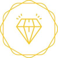 icono de vector de diamante