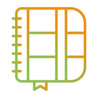 Notebook Vector Icon