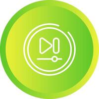 Video Next Track Button Vector Icon