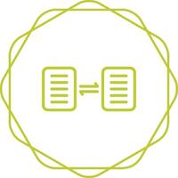 Document Sharing Vector Icon