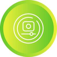 Video Record Circle Vector Icon