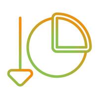 Chart Decreasing Vector Icon