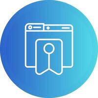 Bookmarked Vector Icon