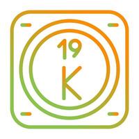 Potassium Vector Icon