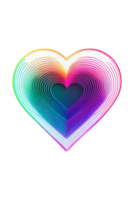 AI generated Love Futuristic Png Illustration Png Transparent Background