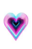 AI generated Love Futuristic Png Illustration Png Transparent Background