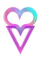 AI generated Love Futuristic Png Illustration Png Transparent Background