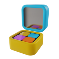 Makeup 3d icon render clipart png