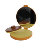 maquillage 3d icône rendre clipart png