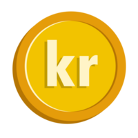 Krone Currency Money Coin Piece, Coin Illustration png