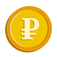 Rouble Currency Money Coin Piece, Coin Illustration png