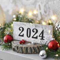 AI generated Happy New year 2024 photo