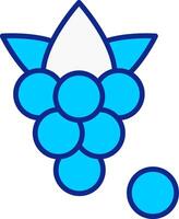 Boysenberries Blue Filled Icon vector
