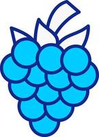 Blackberry Blue Filled Icon vector