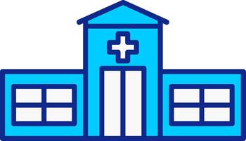 Emergency Room Blue Filled Icon vector