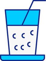 Drinks Blue Filled Icon vector