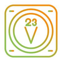 Vanadium Vector Icon