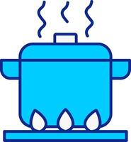 Boiling Blue Filled Icon vector