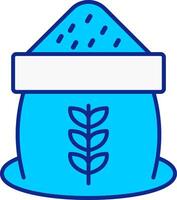 Grain Blue Filled Icon vector